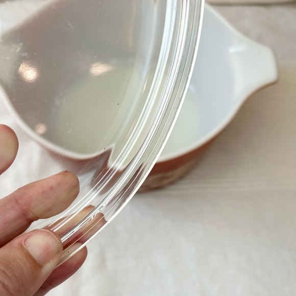 Vintage Pyrex Corning Autumn Harvest Wheat Casserole Dish 2.5L with Lid - Picture 15 of 16